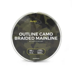 Fir textil Avid Carp Outline Camo Braided Mainline 0.25mm/13.6kg/300m  Fir textil Avid Carp Outline Camo Braided Mainline 0.25mm/13.6kg/300m