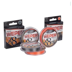 FIR TEXTIL COLMIC WEPER X8 GREY 80lbs 150yds 137m 0.40mm