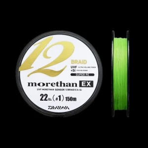 FIR TEXTIL DAIWA MORETHAN X12 EXplus SI LIME 135M 0.10MM 7.3KG FIR TEXTIL DAIWA MORETHAN X12 EXplus SI LIME 135M 0.10MM 7.3KG