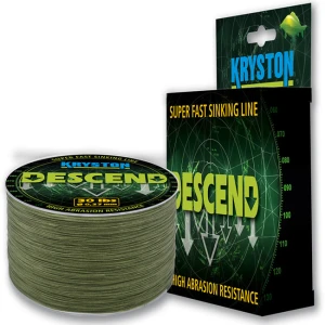 FIR TEXTIL KRYSTON DESCENT SUPER FAST SINKING 600m 20lb 0.23mm Olive Mud FIR TEXTIL KRYSTON DESCENT SUPER FAST SINKING 600m 20lb 0.23mm Olive Mud