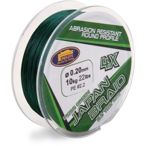 FIR TEXTIL LINEAEFFE JAPAN BRAID 4X VERD 150M 0.10MM FIR TEXTIL LINEAEFFE JAPAN BRAID 4X VERD 150M 0.10MM