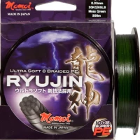 Fir Textil Momoi Ryujin Pe Braided-moss Green-300m 0.35mm 32kg 70lb