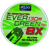 Fir ASSO Evergreen PE 8X Verde 0.27mm 130m Fir ASSO Evergreen PE 8X Verde 0.27mm 130m