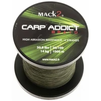 Fir Multifilament MACK2 Carp Addict Kaki, 14kg, 0.26mm, 1000m Fir Multifilament MACK2 Carp Addict Kaki, 14kg, 0.26mm, 1000m
