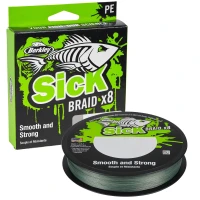 Fir Textil BERKLEY Sick Braid, Moss Green, 0.08mm, 6kg 2000m