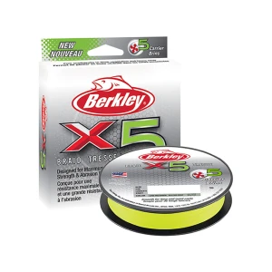 Fir Textil BERKLEY Superline X5 Flame Green, 300m, 0.08mm, 7.60kg