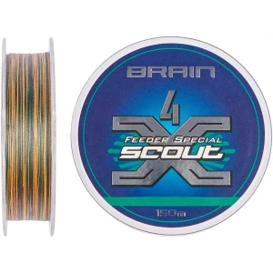 Fir Textil BRAIN Scout 4X Camo, 5.8kg, 0.10mn, 150m Fir Textil BRAIN Scout 4X Camo, 5.8kg, 0.10mn, 150m