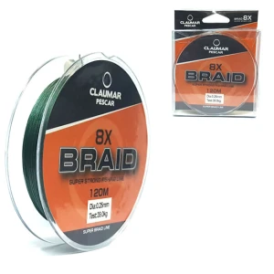 Fir Textil Claumar Pescar 8X Super Braid Strong 120M 58.0Kg 0.35MM Fir Textil Claumar Pescar 8X Super Braid Strong 120M 58.0Kg 0.35MM