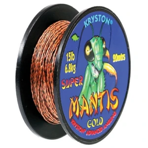 Fir Textil Cu Camasa Kryston Super Mantis Coated Braid, Grawel Brown, 20m, 15lbs