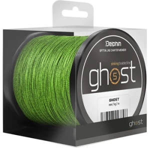 Fir Textil Delphin GHOST 8+1, Verde, 200m, 0.23mm, 13.6kg