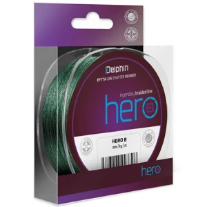 Fir Textil Delphin HERO 8 Verde, 0.22mm, 17.70kg, 300m