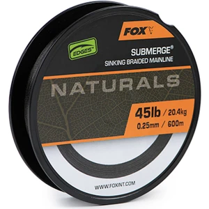 Fir Textil Fox Submerge Naturals Braid, Green, 600m, 0.25mm, 45lb/20.4kg Fir Textil Fox Submerge Naturals Braid, Green, 600m, 0.25mm, 45lb/20.4kg