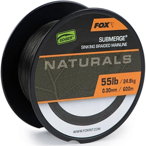 Fir Textil Fox Submerge Naturals Braid, Green, 600m, 0.30mm, 55lb/24.9kg Fir Textil Fox Submerge Naturals Braid, Green, 600m, 0.30mm, 55lb/24.9kg