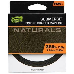 Fir Textil Fox Submerge Naturals Sinking Braid, Black, 29.5kg, 65lbs, 0.38mm, 600m Fir Textil Fox Submerge Naturals Sinking Braid, Black, 29.5kg, 65lbs, 0.38mm, 600m