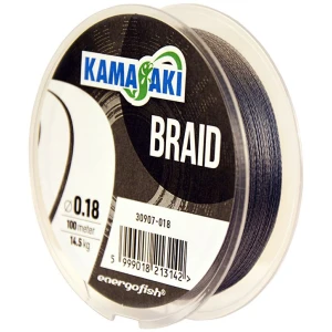 Fir Textil Kamasaki Braid, Grey, 34.2kg, 0.32mm, 100m  Fir Textil Kamasaki Braid, Grey, 34.2kg, 0.32mm, 100m