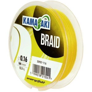 Fir Textil Kamasaki Braid, Yellow, 14.5kg, 0.18mm, 100m  Fir Textil Kamasaki Braid, Yellow, 14.5kg, 0.18mm, 100m
