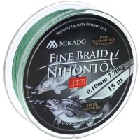 Fir Textil Mikado Nihonto Fine Braid, Green, 0.14mm, 9.7kg, 15m