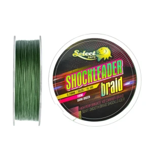 Fir Textil Select Baits Shockleader X8 Braid Dark Green, 0.25mm, 100m Fir Textil Select Baits Shockleader X8 Braid Dark Green, 0.25mm, 100m