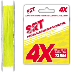 Fir Textil Sert Srt 4X, Fluo Yellow, 5.45kg, 0.10mm, 135m