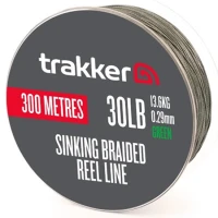 Fir Textil TRAKKER Sinking Braid Reel Line, Green, 0.41mm, 60lb/27.20kg, 300m Fir Textil TRAKKER Sinking Braid Reel Line, Green, 0.41mm, 60lb/27.20kg, 300m