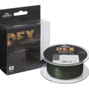 Fir TextilBERKLEY DEX Braid x8, 300m, Moss Green, 0.04mm, 4.1kg Fir TextilBERKLEY DEX Braid x8, 300m, Moss Green, 0.04mm, 4.1kg
