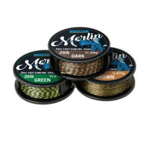 Fir textil Kryston Merlin Fast Sinking Weed Green 35lb 20m Fir textil Kryston Merlin Fast Sinking Weed Green 35lb 20m