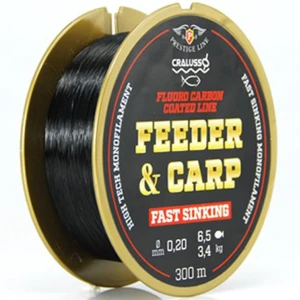 Fir Monofilament Cralusso Feeder & Crap Fast Sinking, Negru, 0.18mm, 300m Fir Monofilament Cralusso Feeder & Crap Fast Sinking, Negru, 0.18mm, 300m