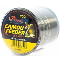 Fir Monofilament Filfishing Camo Feeder, 8.40kg, 0.25mm, 300m