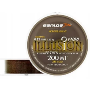 Fir Monofilament GENLOG Enso Ilussion Method Feeder, Brown, 6.7kg, 0.20mm, 200m