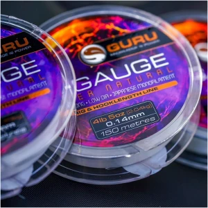Fir Monofilament Guru N-Guage Super Natural, Clear, 0.26mm, 5.49kg, 150m Fir Monofilament Guru N-Guage Super Natural, Clear, 0.26mm, 5.49kg, 150m