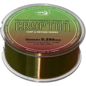 Fir Monofilament Katran Crypton Carp & Method Feeder, Moss Green, 0.234mm, 7.50lb/4.56kg, 300m Fir Monofilament Katran Crypton Carp & Method Feeder, Moss Green, 0.234mm, 7.50lb/4.56kg, 300m