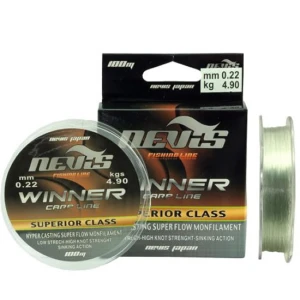 Fir Monofilament NEVIS Winner, Clear, 100m, 0.22mm, 4.90kg Fir Monofilament NEVIS Winner, Clear, 100m, 0.22mm, 4.90kg