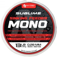Fir Monofilament Nytro Sublime Sinking Feeder Maro, 150m, 0.20mm, 3.2kg