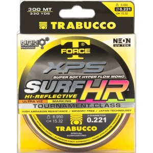 Fir Monofilament TRABUCCO T-Force XPS Surf HR UV Mark System, 9.540Kg, 0.283mm, 300m