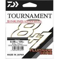 Fir Textil DAIWA Tournament Sinking Feeder Braid 8+1X, 0.08m, 135m