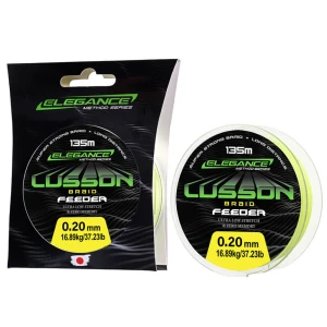 Fir Textil FORMAX Lusson Feeder Braid, Galben Fluo, 21.20kg, 0.23mm, 135m