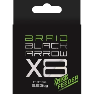 Fir Textil Feeder SENSAS Black Arrow X8 Braid, 0.10mm, 150m, 8.53kg