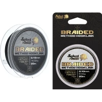 Fir Textil Select Baits X8 Method Feeder Braid Silt, Black, 0.10mm, 6.14kg, 20m