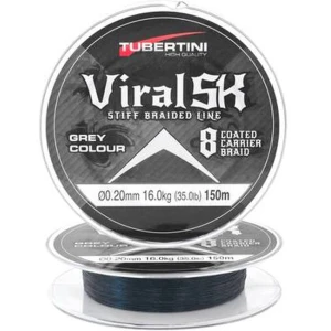 Fir Textil TUBERTINI Viral SK X8 Grey, 7.70kg, 0.10mm, 150m