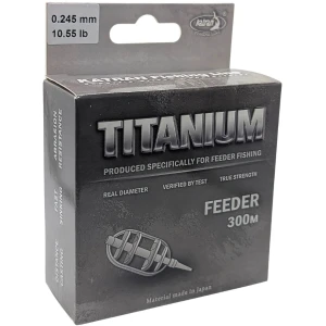 Fit Monofilament KATRAN Titanium Feeder, 10.55lbs, 0.245mm, 300m