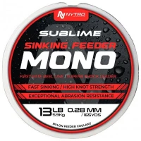 Monofilament NYTRO Sublime Sinking Feeder Maro, 300m, 0.23mm, 4.1kg