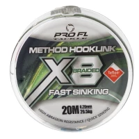 FIR TEXTIL PRO FL X8 METHOD HOOKLINE 0.14MM 20M
