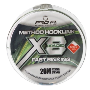 FIR TEXTIL PRO FL X8 METHOD HOOKLINE 0.35MM 20M