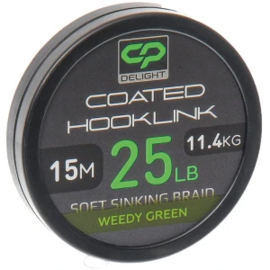 Fir Textil CARP PRO Delight Hook Link Weedy Green Soft Sinking, 25lbs, 20m