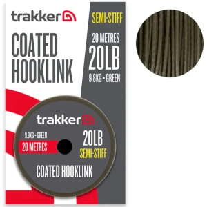 Fir Textil Trakker Semi Stiff Coated Hooklink, 15.9kg/35lb, 20m Fir Textil Trakker Semi Stiff Coated Hooklink, 15.9kg/35lb, 20m