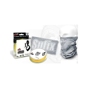 FIR SUFIX X8 300M 0.104MM 5KG HOT YELLOW Plus Buff Sufix