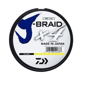 FIR TEXTIL DAIWA J-BRAID X4 0.10MM 3.8KG 135MT GALBEN FIR TEXTIL DAIWA J-BRAID X4 0.10MM 3.8KG 135MT GALBEN
