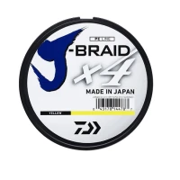 FIR TEXTIL DAIWA J-BRAID X4 0.17MM 8.4KG 135MT GALBEN