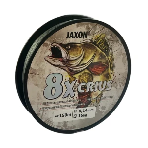 FIR TEXTIL JAXON CRIUS PE X8, GREY, 0.25mm, 28kg, 150M FIR TEXTIL JAXON CRIUS PE X8, GREY, 0.25mm, 28kg, 150M
