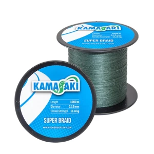 FIR TEXTIL KAMASAKI SUPER BRAID 1000M 0.15MM FIR TEXTIL KAMASAKI SUPER BRAID 1000M 0.15MM